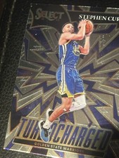 Stephen Curry 2022 Select Basketball 💎 Turbocharged BLUE Prizm Warriors