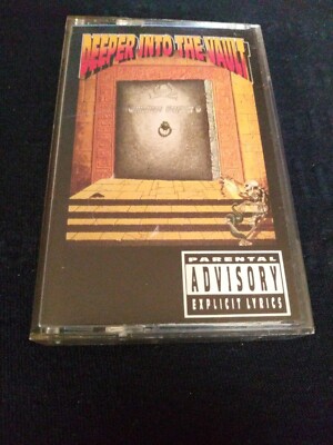 Deeper Into the Vault - Megaforce Records Compilation - Cassette Tape. Very good