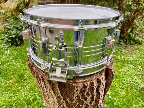 RARO rullante vintage anni 80 perlato 14x6,5 - Foto 5 di 11