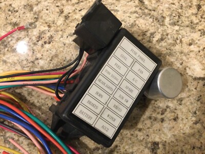 ProComp Ultra Small 15 Fuse 24 Circuit 118 Terminal Wire Harness with Switch Kit