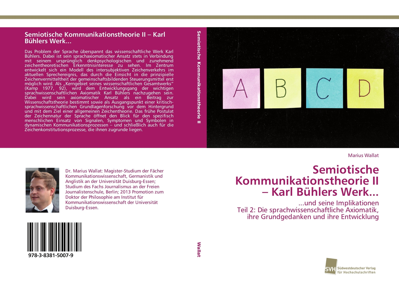 Semiotische Kommunikationstheorie Ii ¿ Karl Bühlers Werk... Marius