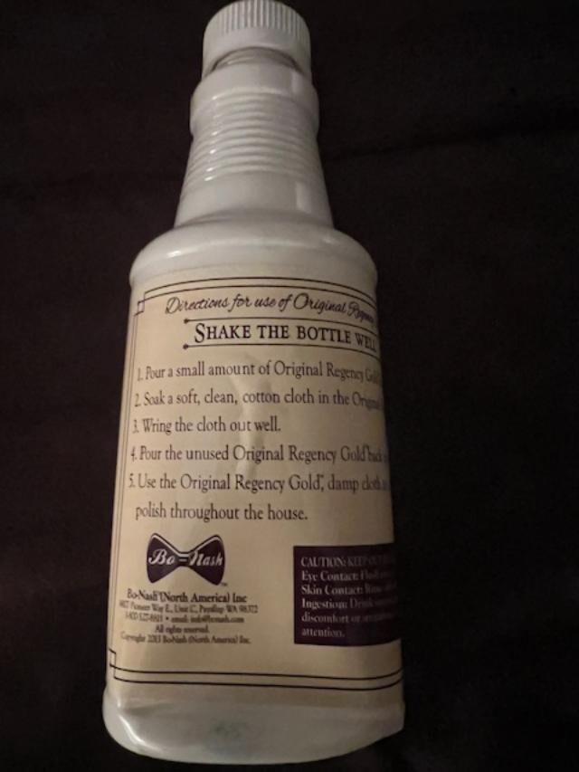 ORIGINAL REGENCY GOLD Professional Restorative Wood Polish Sealed 16.9