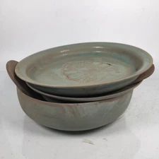 8.2" china antique song dynasty ru kiln porcelain sky cyan glaze kiln adhesive