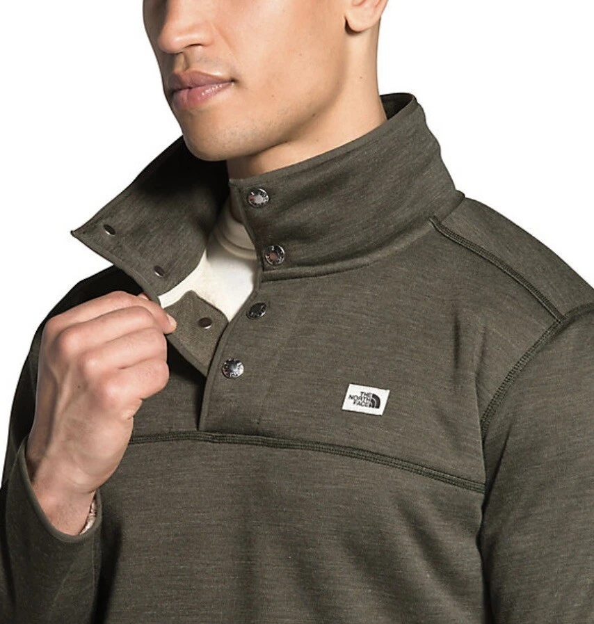 North face men's sherpa patrol snap up hoodie discount