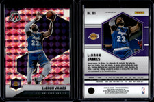 2020-21 Panini Mosiac Basketball Pink Camo #81 Lebron James