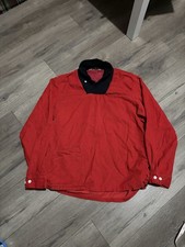 TRUE VINTAGE 1960s McGregor red corduroy collared longsleeve shirt MEDIUM