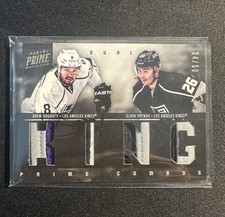 2011-12 Panini Prime Dual Jersey Drew Doughty/Slava Voynov LA Kings /50
