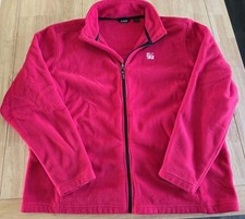 Chick fil A Red Fleece Zip Up Jacket Mens XL Team Style Oobe Employee Uniform