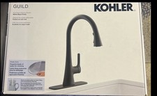 Kohler R33912-BL Guild Pull-down Kitchen Sink Faucet Matte Black