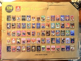 Atari Flashback 8 Gold Deluxe Game Console 40th Anniversary Edition - Tested CIB