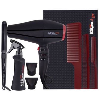 BaByliss Pro Turbo Xtreme Hair Dryer + Studio Design Series 1¼'' Crimpcurl Bundle