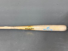 Ryan Clifford New York Mets Signed 2024 Game Used Non-Cracked Bat .
