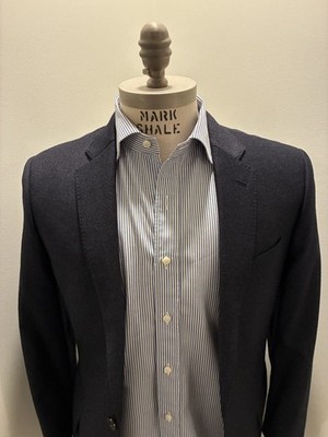 J.CREW Ludlow Suit Navy 36S / 30W Vitale Barberis Canonico (VBC) Italian Flannel
