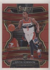 2019-20 Panini Select Concourse Red Prizm 97/199 Justin Robinson #15 6f8