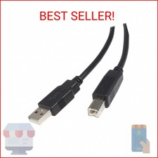StarTech.com 15 ft USB 2.0 A to B Cable - M/M - USB 2.0 Cable - Black - USB Type
