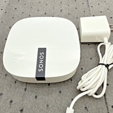 Sonos Boost Wireless Speaker Transmitter Router WiFi Extender White w Power Cord