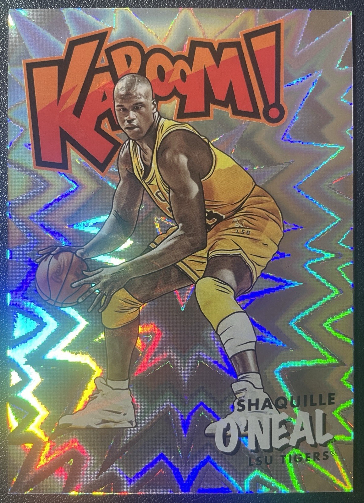 2022-23 Panini Chronicles Draft Picks Shaquille O’Neal Kaboom SSP LSU KA-SO