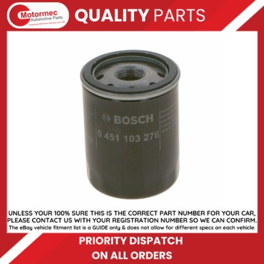 Bosch Oil Filter 0 451 103 276 for Toyota Opa 00-05 - Image 63