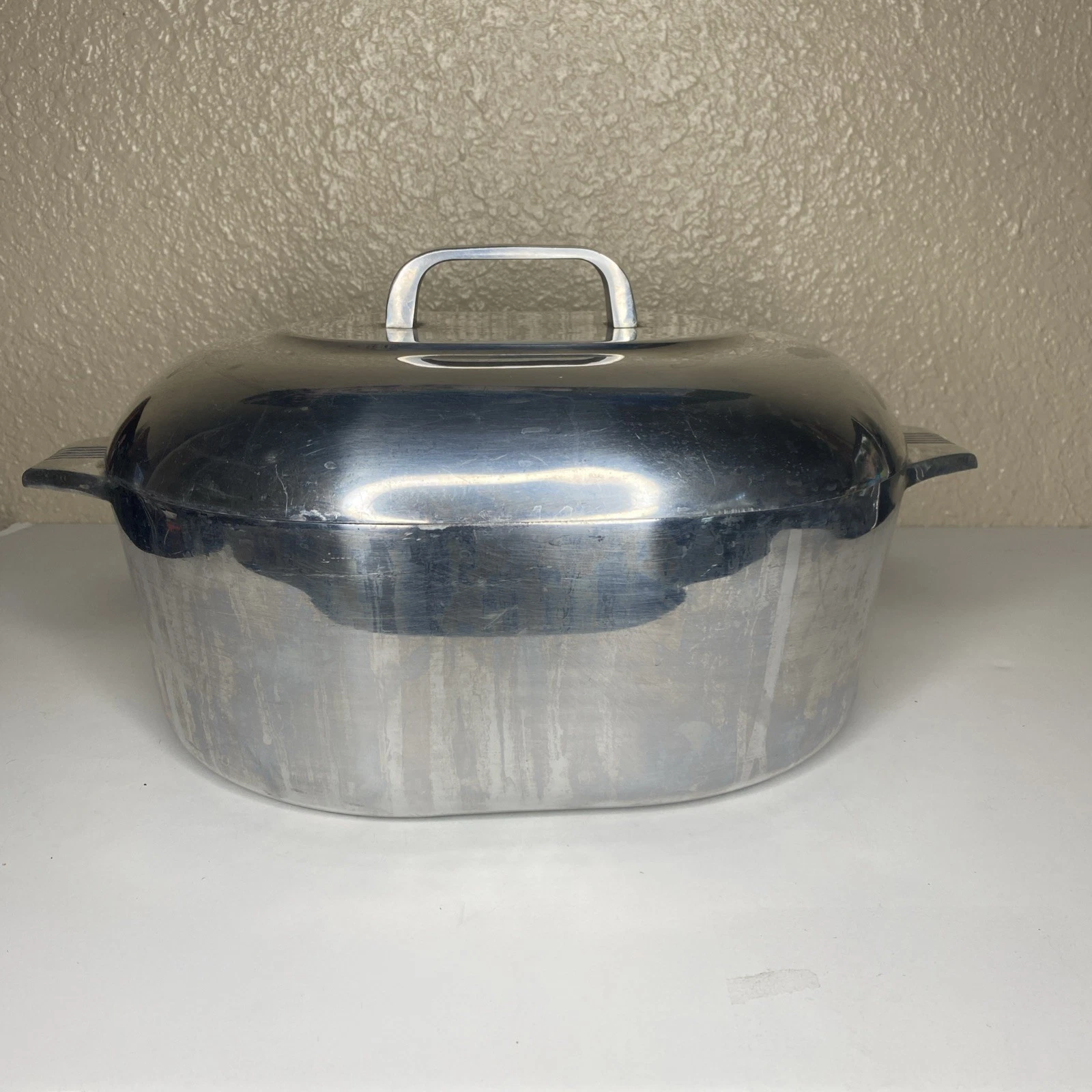 magnalite Wagner Sidney 8 qt roaster 4265-P With Lid Vintage Pot Dutch Oven