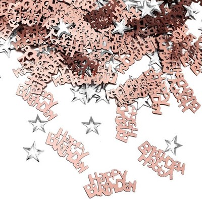 IZoeL Happy Birthday Konfetti in Rosegold Sterne Konfetti 30g
