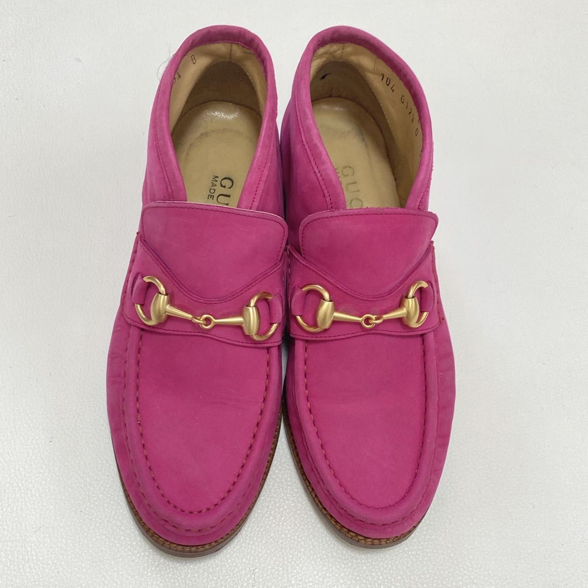 GUCCI Boots Heel Horsebit Suede Pink EU35.5/US5.5 113179c thumbnail 22