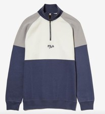FILA FJELD Astrid Andersen Men Sebastian 1/2 Zip Sweater Size M NEW $297