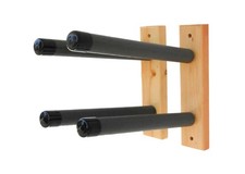 Premium Wood surfboard Longboard wall rack Holds 2 Boards With Hardware