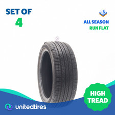 Set Of 4 Used 20545r17 Hankook Optimo H426 Hrs Run Flat 88v - 8.532 Set Of 4 Used 20545r17 Hankook Optimo H426 Hrs Run Flat 88v - 8.532