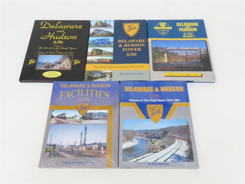 LOT of 5 Assorted Morning Sun Delaware & Hudson Books 
