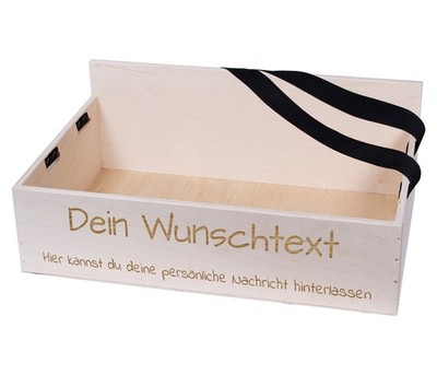  Bauchladen mit Wunschtext Geschenkidee - personalisiert