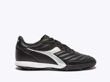 Diadora Brasil R TFR Soccer Turf Soccer Shoes Black Silver