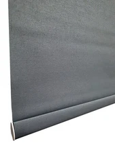 Anthracite Color Flat Matte Fabric Roller Blind Curtain For All Rooms, Light