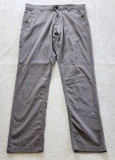 Weatherproof Vintage Mens Stretch Straight Fit Tech 5 Pocket Pant Gray 36Wx32L