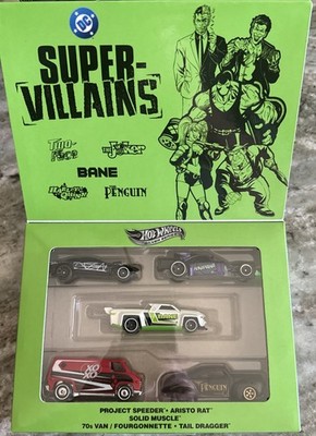 2026 Hot Wheels DC Silver Series DC Batman Super Villains Set BRAND NEW