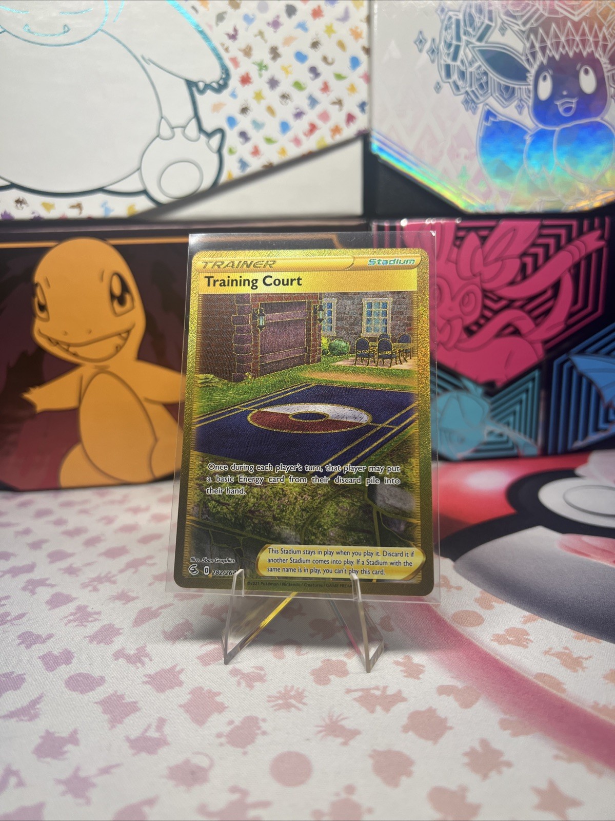 Training Court (Secret) 282/264 Swsh08: Fusion Strike Holo