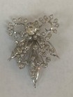 Excellent Lot (3) MCM Rhinestone Brooches, Fantasy Shapes, High Sparkle, Pronged — photo 9