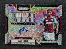 2024-25 Panini Prizm Premier League EZRI KONSA Auto Choice Penmanship #P-EK