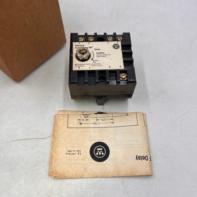 CUTLER HAMMER ART-OF MODJ Type Art Timer Off Delay .1-30 Sec 110 120V 1264C62G19
