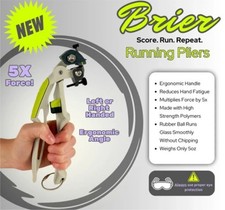 Brier Ergonomic Running Pliers to Break Glass by Creator's 5x Force Made in USA