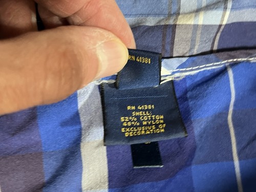 Polo Ralph Lauren Swim Trunks Men's Size 38 Unlined Shorts Drawstring Blue Plaid - Picture 8 of 15