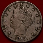 1884-P Liberty Nickel — photo from another recent sale