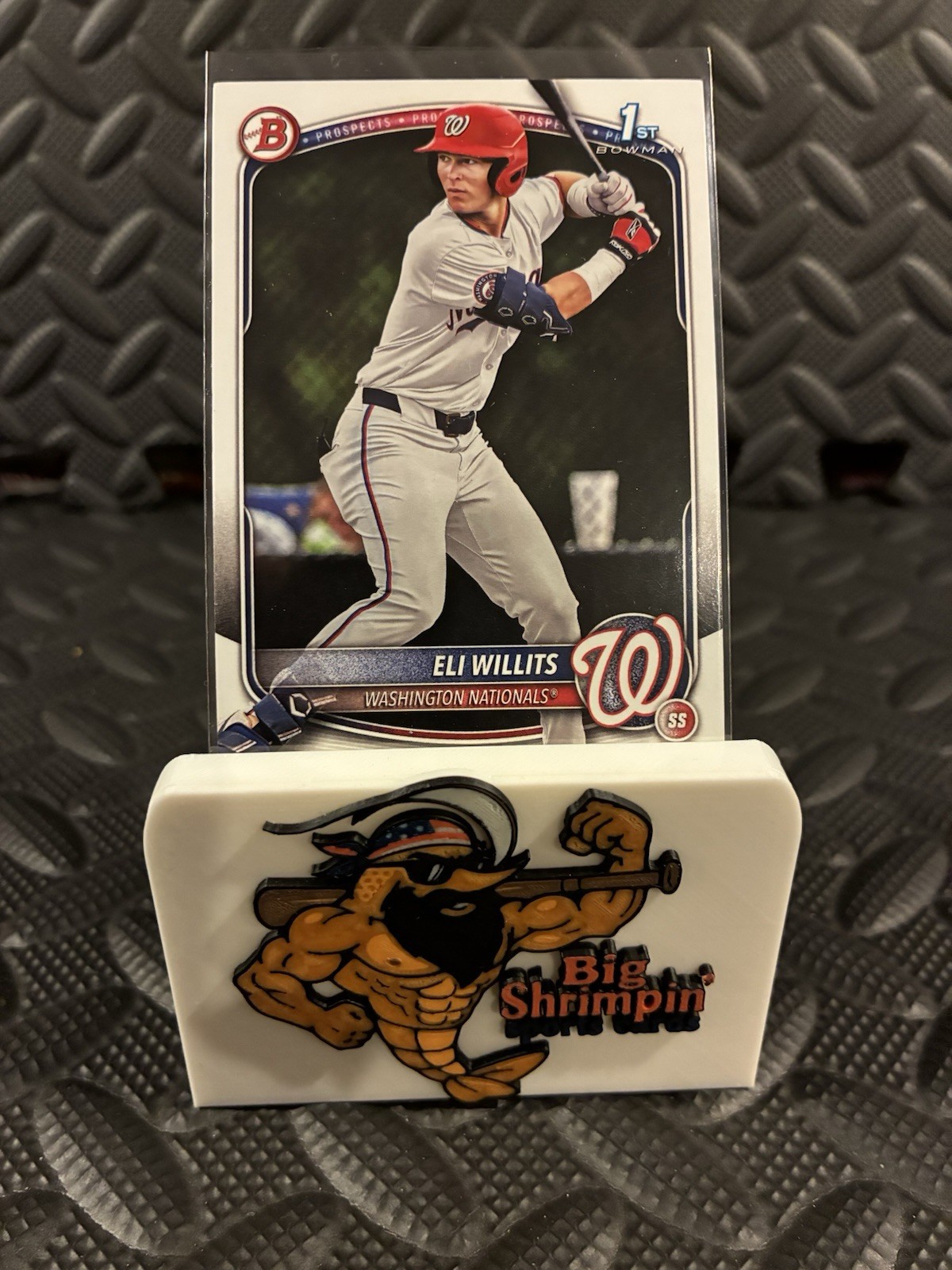 2025 Bowman Draft 1st Bowman Base Paper ELI WILLITS Nationals #1 Draft Pick