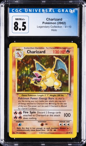 Charizard graded CGC 8.5 for sale on eBay