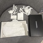 CHANEL Black Empty Shoes Box 15x9.5x5.5” With Ribbon, Card Receipt Holder, Tissu — photo 1