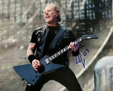 JAMES HETFIELD Signed Autographed 8x10 On Stage Photo..METALLICA LEGEND..COA