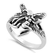 925 Sterling Silver Fairy Ring