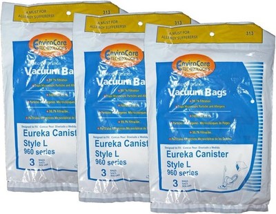 Replacement Micro Filtration Vacuum Bags Made to Fit Eureka L 930 965 Series 9