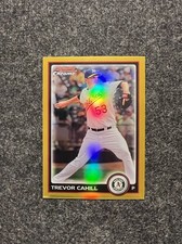 2010 Bowman Chrome - Trevor Cahill #24 Gold Refractor /50