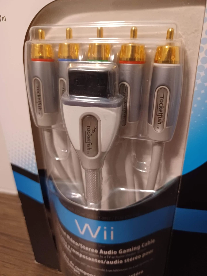 ROCKETFISH 8 ft. 2.4m Component Video / Stereo Audio Gaming Cable Nintendo Wii - Image 2 of 4