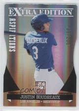 2011 Donruss Elite Extra Edition Aspirations Die-Cut /200 Justin Boudreaux y0i